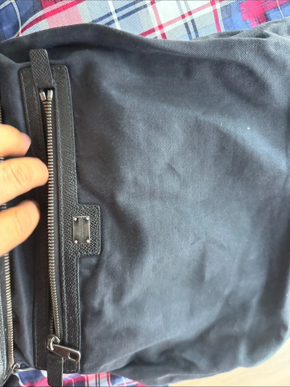 Dolce & Gabbana Men’s Leopard Messenger Bag – Repair Needed